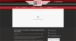 Desktop Screenshot of carchem.com.au